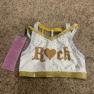 rock cheer top